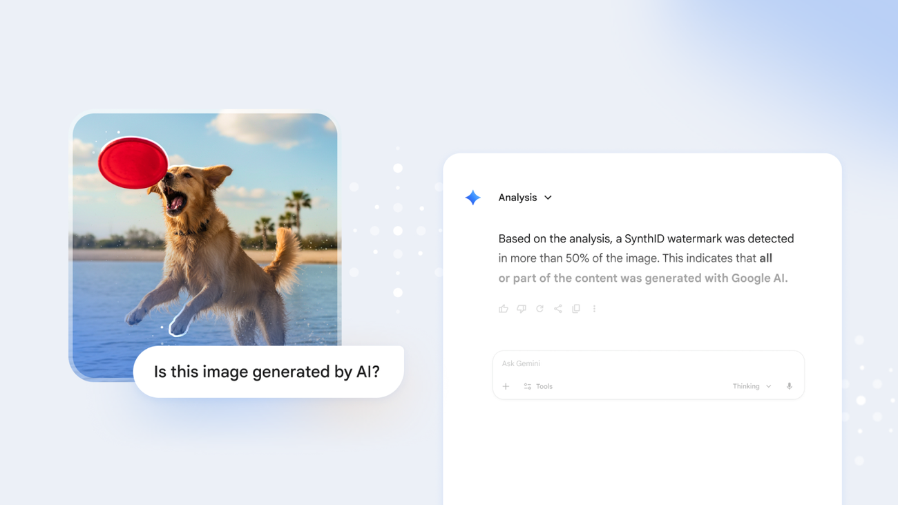 The Gemini app gets new image verification features The Gemini app gets new image verification features