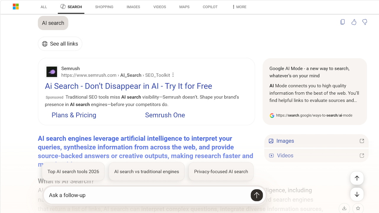 Microsoft Lets Bing Users Turn Off Copilot AI Answers WinBuzzer