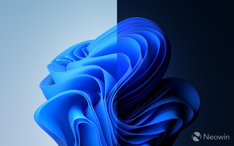 Windows 11 is now five years old The default Windows 11 wallpaper combined with its dark variant