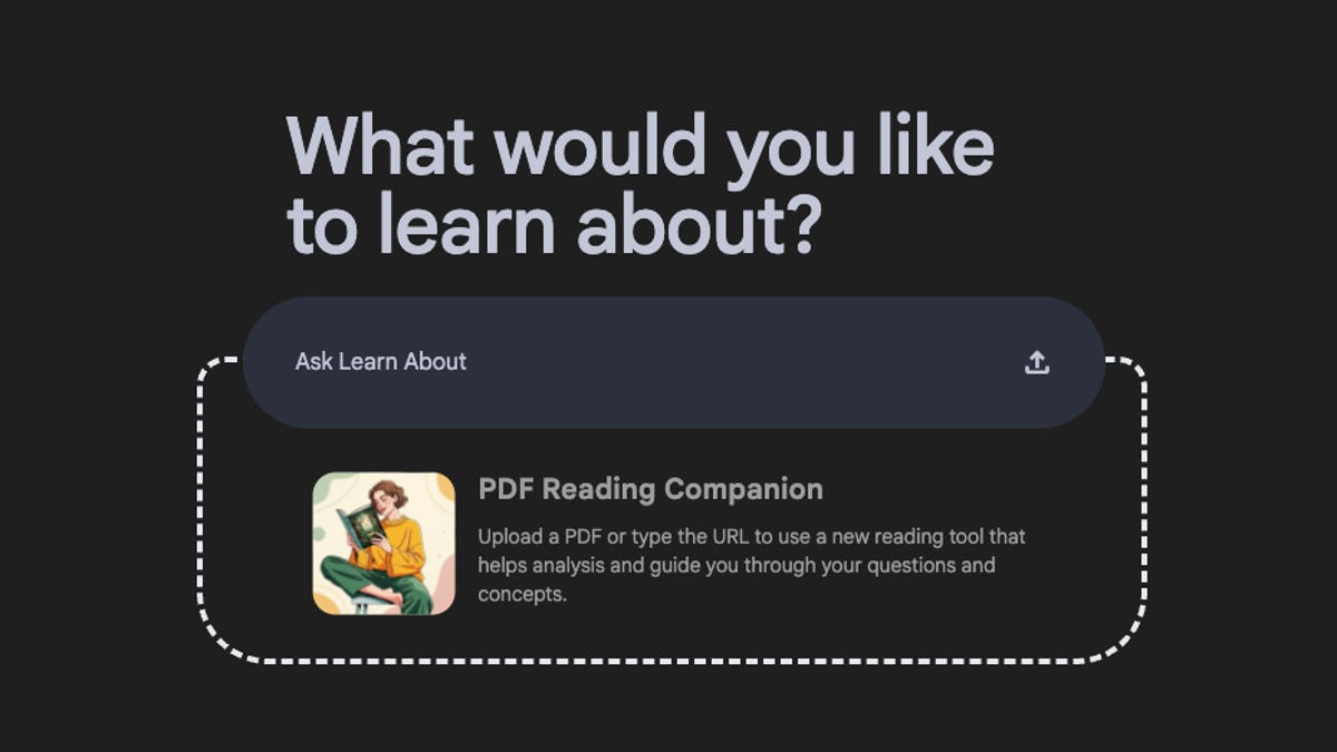 Google's Learn About AI Experiment Feels Like a Slimmed-Down NotebookLM Google Learn About AI tool