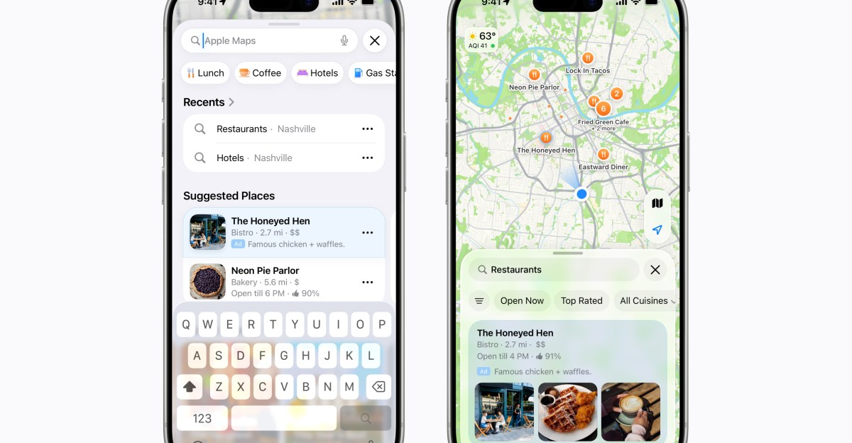 Apple Maps has ads now Apple Maps has ads now