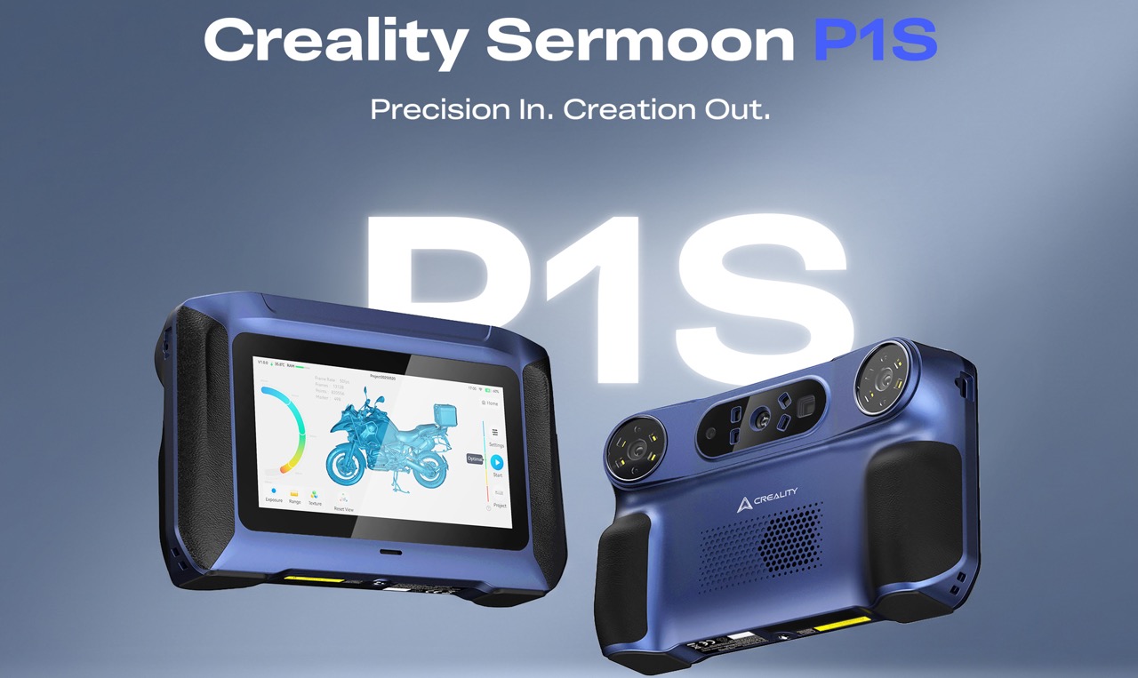 Creality Sermoon P1S 3D Scanner Launches With PC-Free Operation and Creality Sermoon P1S 3D Scanner